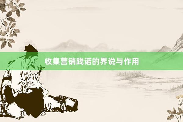 收集营销践诺的界说与作用